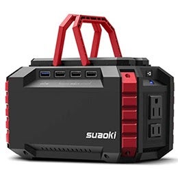 Best Easy-carry Generator: SUAOKI Portable Power Station
