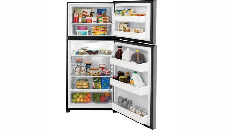 Stainless Steel Frigidaire Top Freezer Refrigerators Fftr1835vs E1 1000